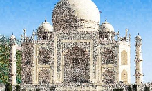 Wall of Wonders: Taj Mahal